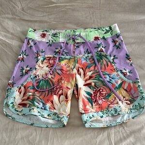 Farm Rio tropical floral board shorts